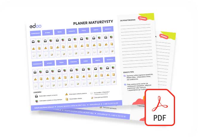 edoo maturzysta planer